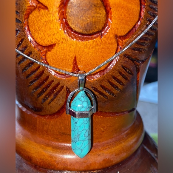 Celestial, Fun, Green & Turquoise Silver Pendant & Necklace’s- 3 Available - Picture 12 of 16